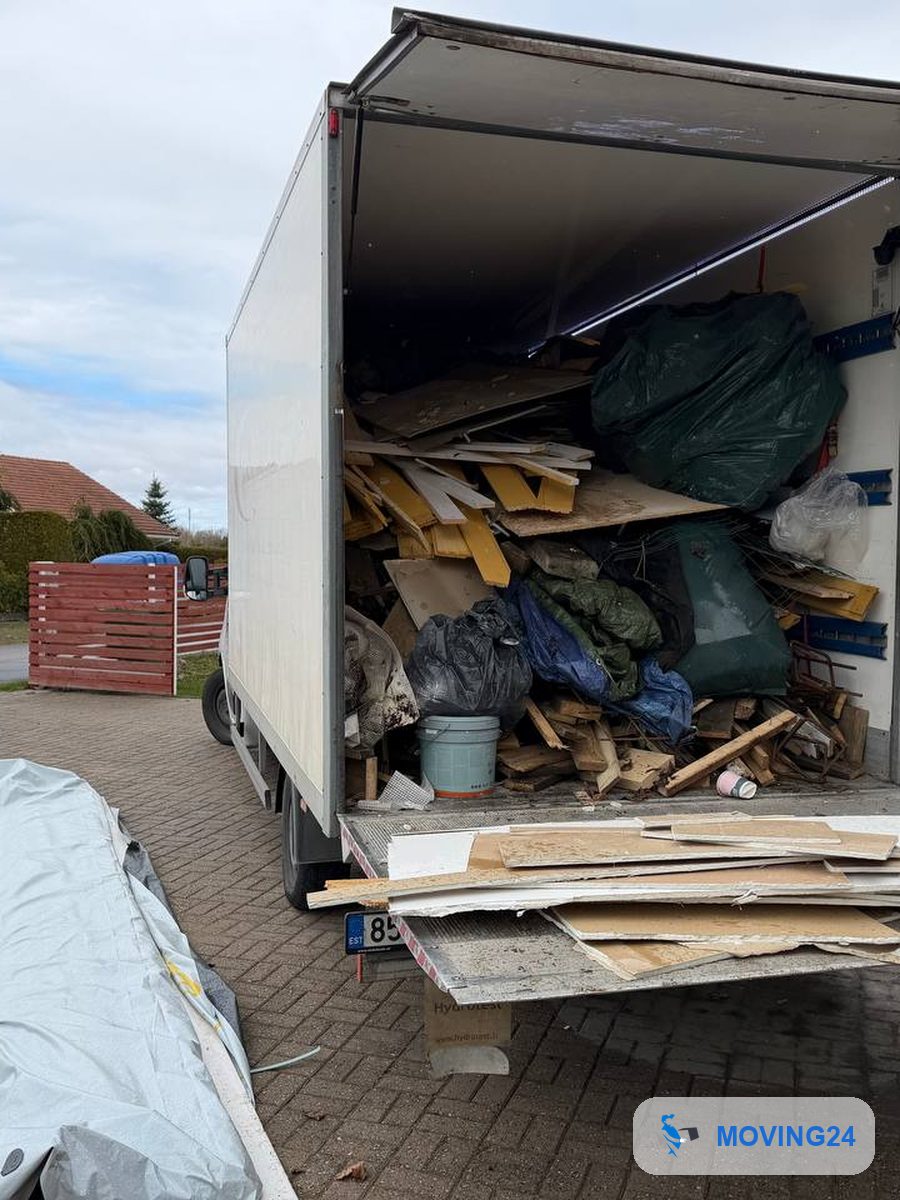 Mööbli ja prügi äravedu utiliseerimiseks